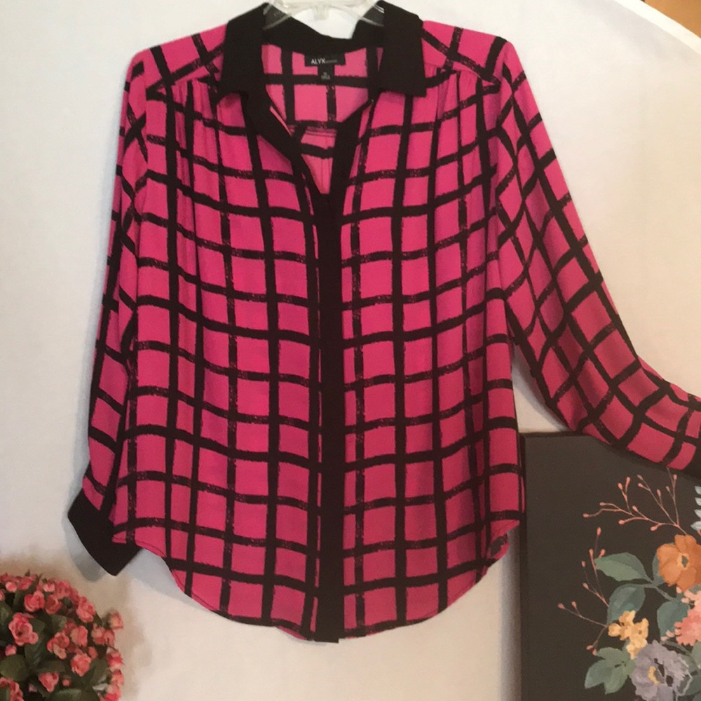 Plaid Blouse.